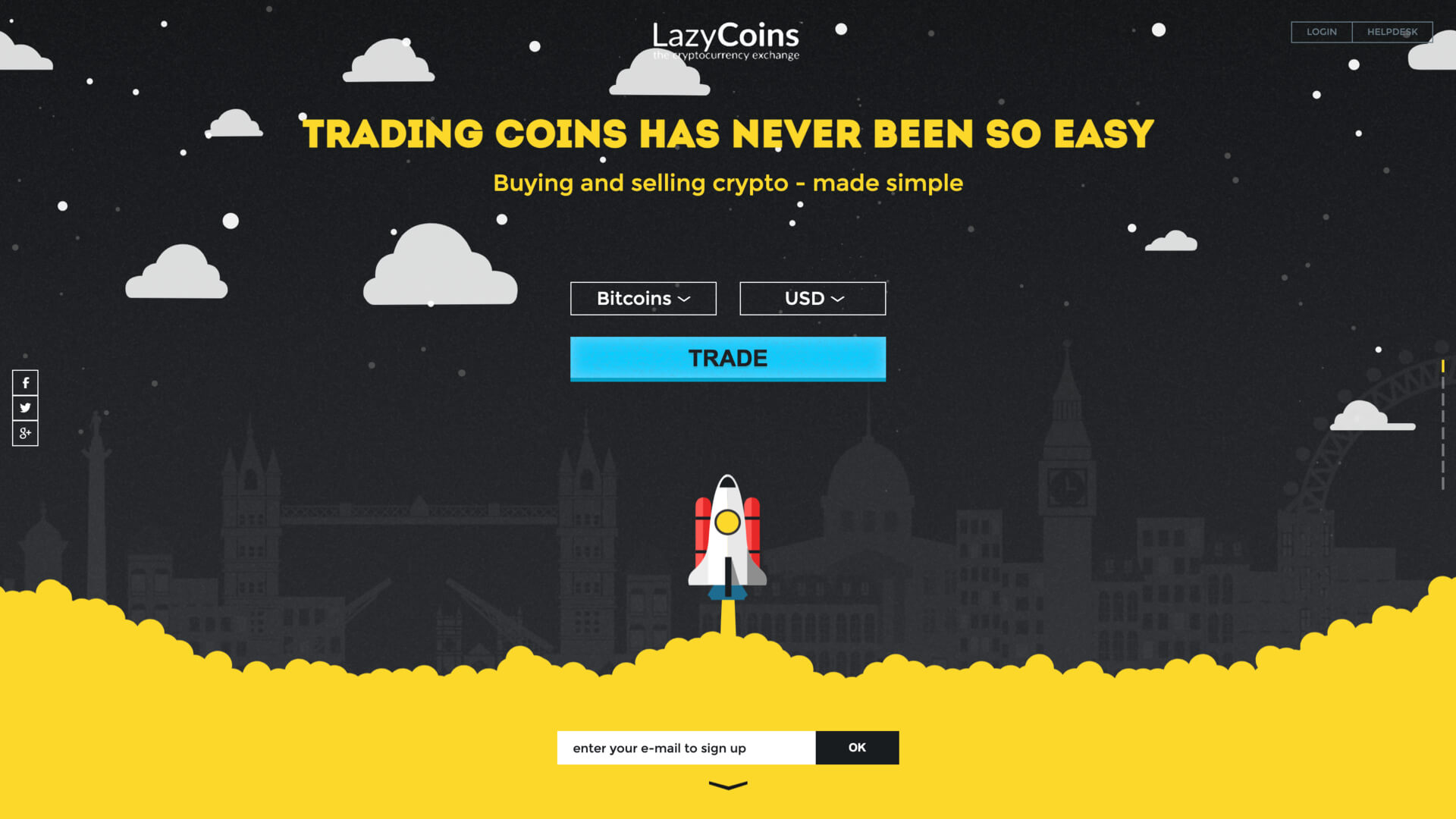 Lazycoins website project