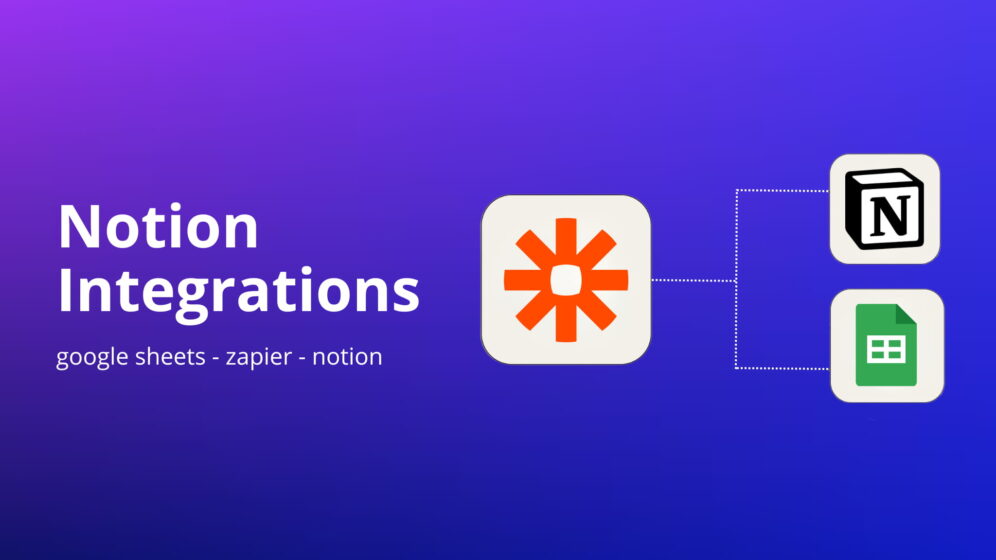 Create a Google Sheets-Notion bundle using Zapier