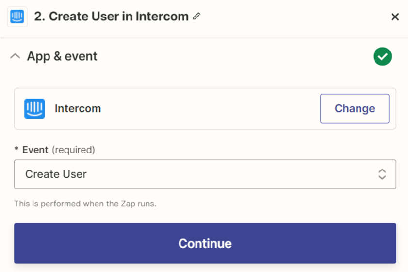 Choose the last option and press "Continue"