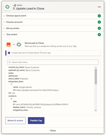Need to test the connection.
