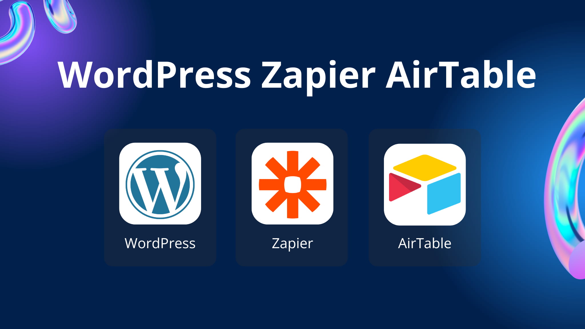 Formidable Forms (WordPress)ZapierAirTable