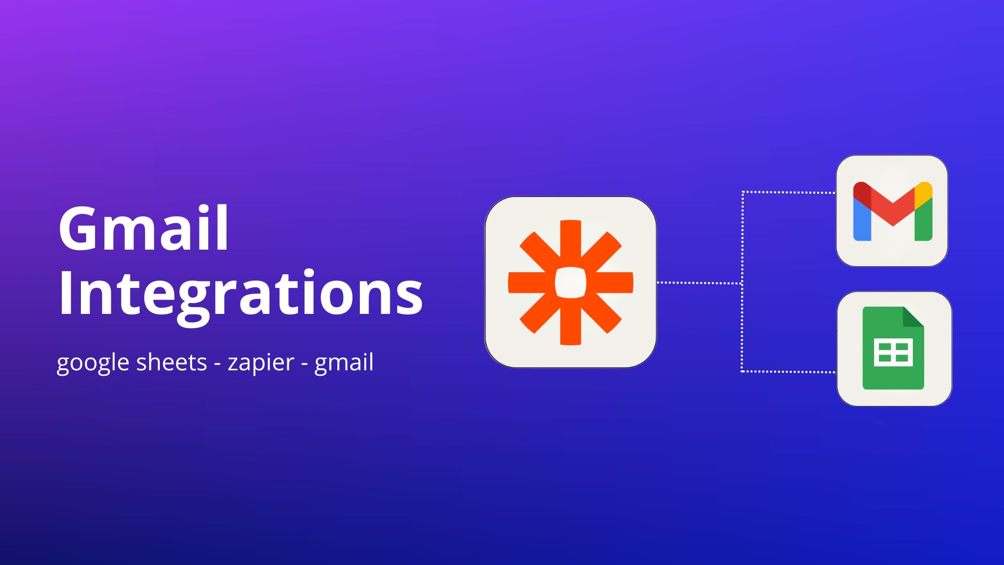 GmailZapierGoogleSheets