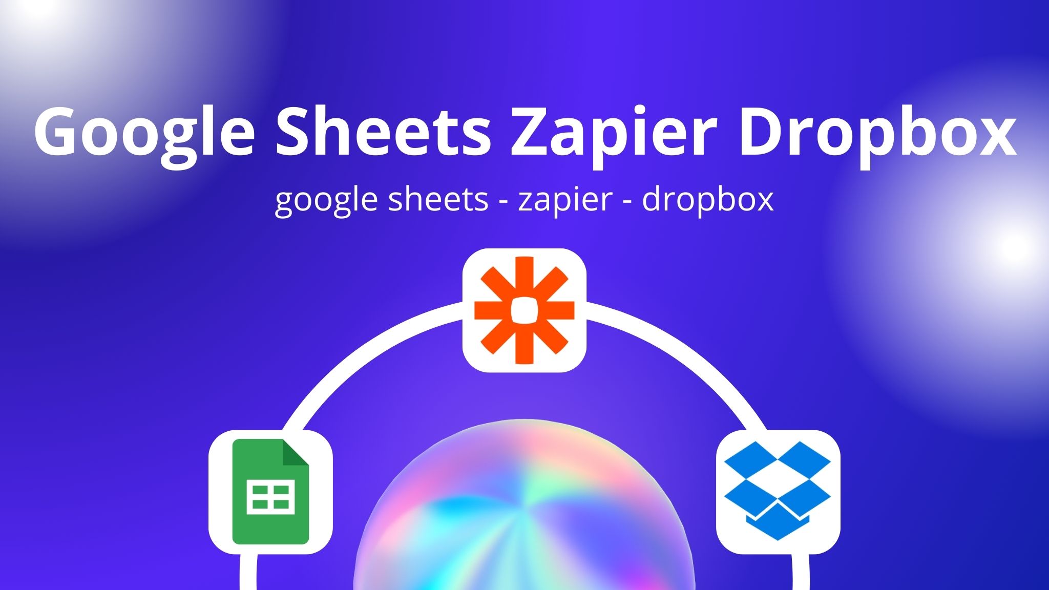 Google Sheets Zapier Dropbox